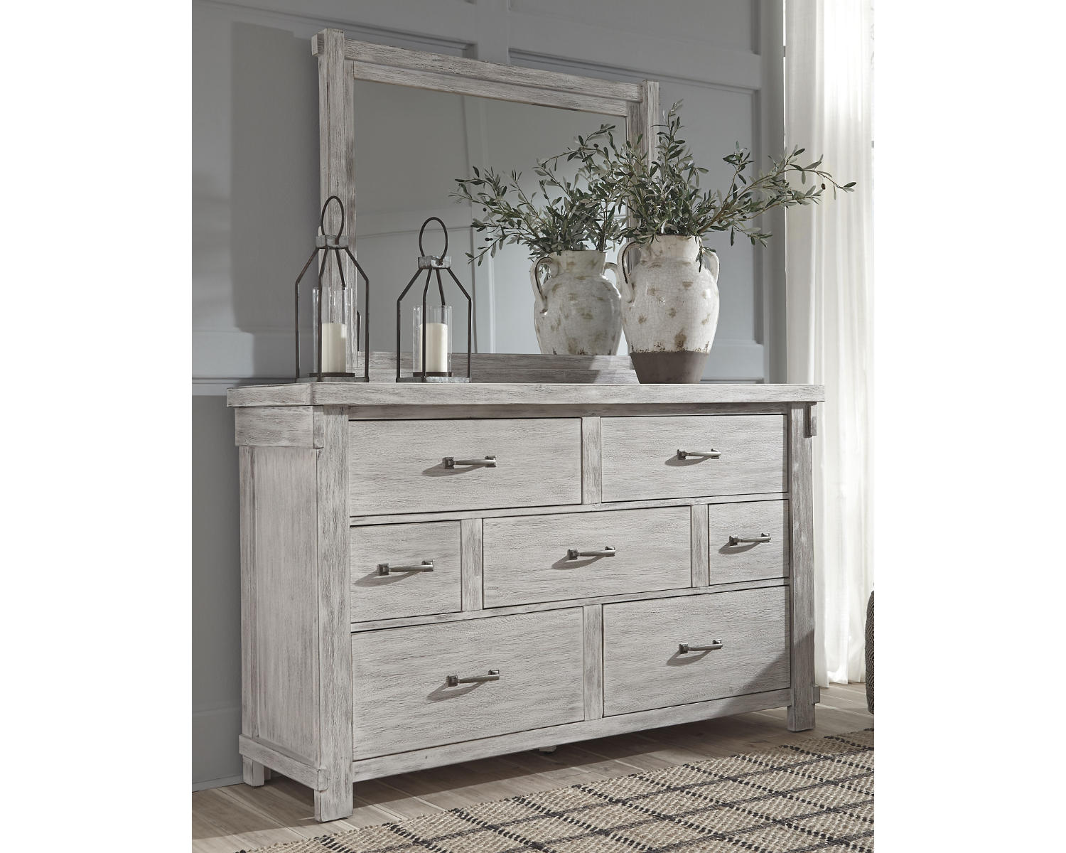 Brashland Dresser and Mirror