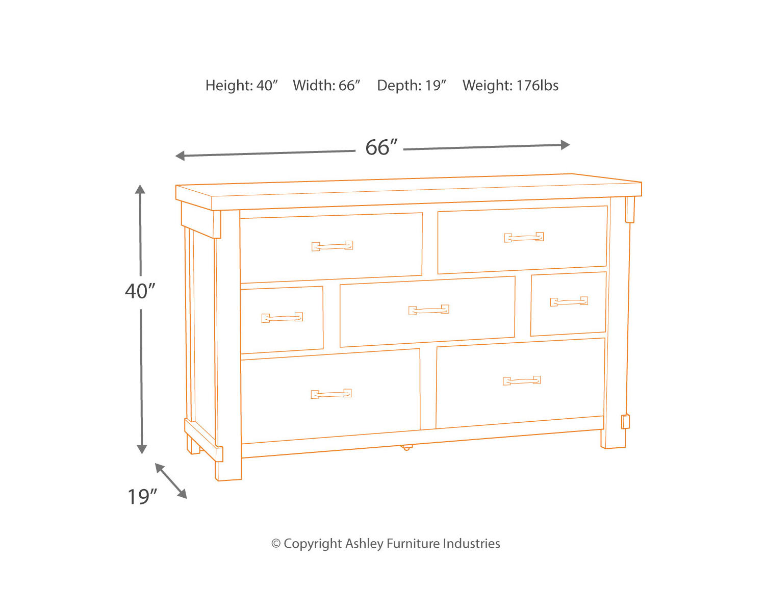Brashland Dresser
