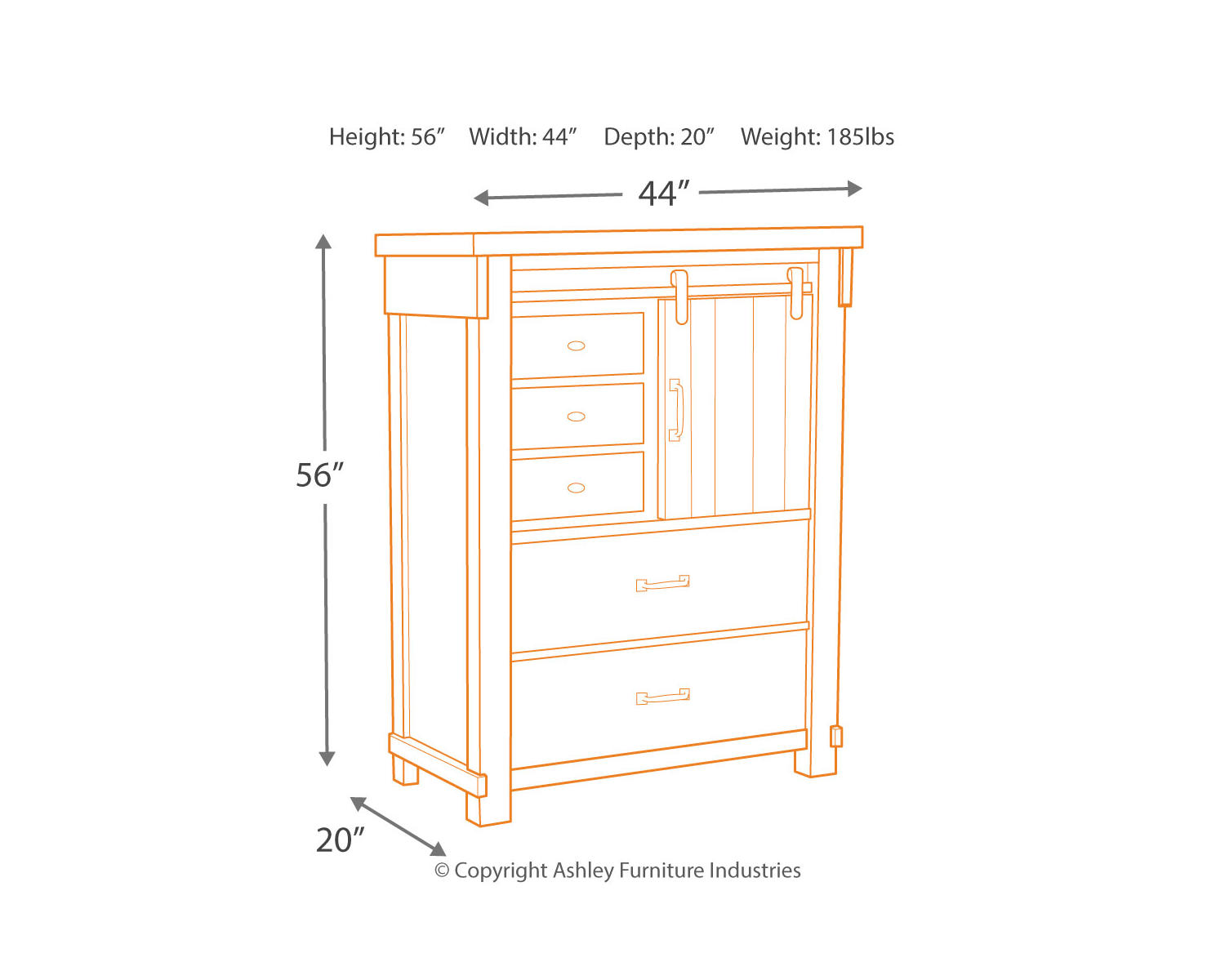 Brashland Chest of Drawers