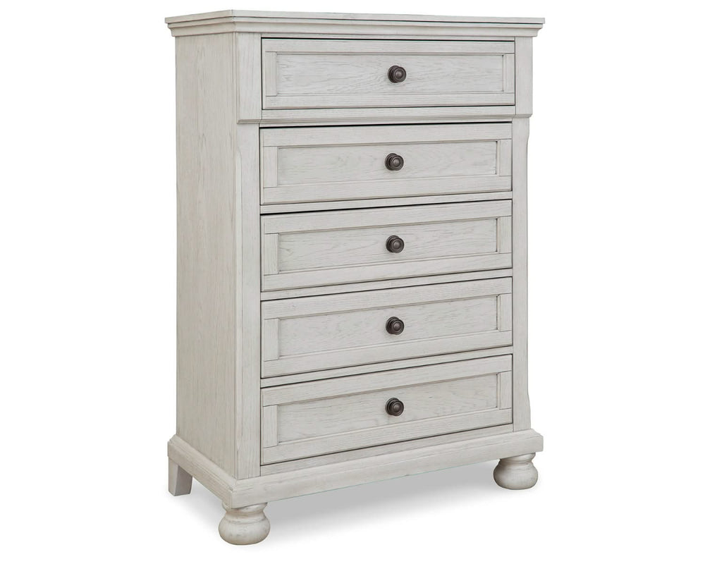 Robbinsdale Twin over Full Bunk Bed, Dresser and Chest