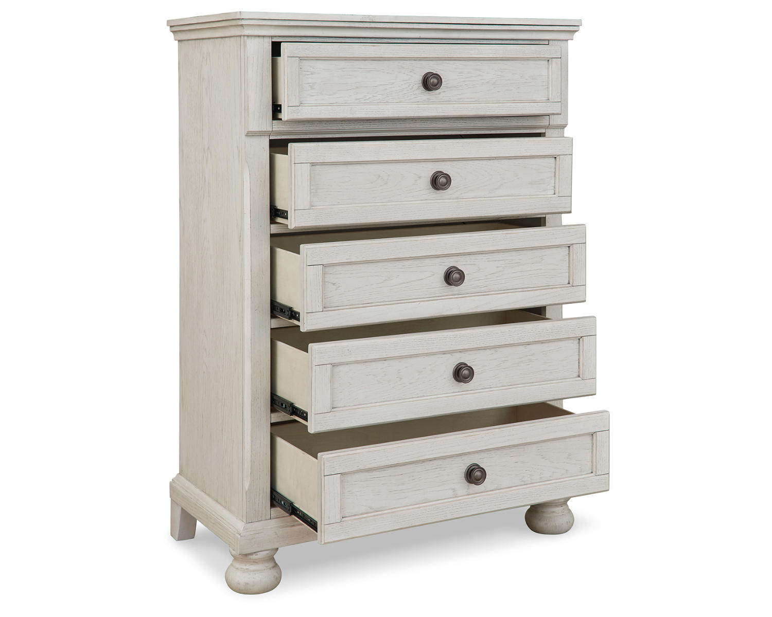 Robbinsdale Twin over Full Bunk Bed, Dresser and Chest