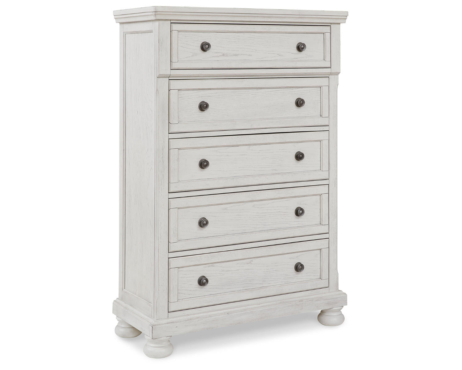 Robbinsdale Queen Panel Storage Bed, Dresser, Mirror and Chest
