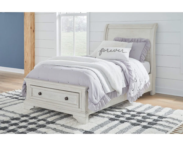 Cama con almacenamiento Robbinsdale Twin Sleigh