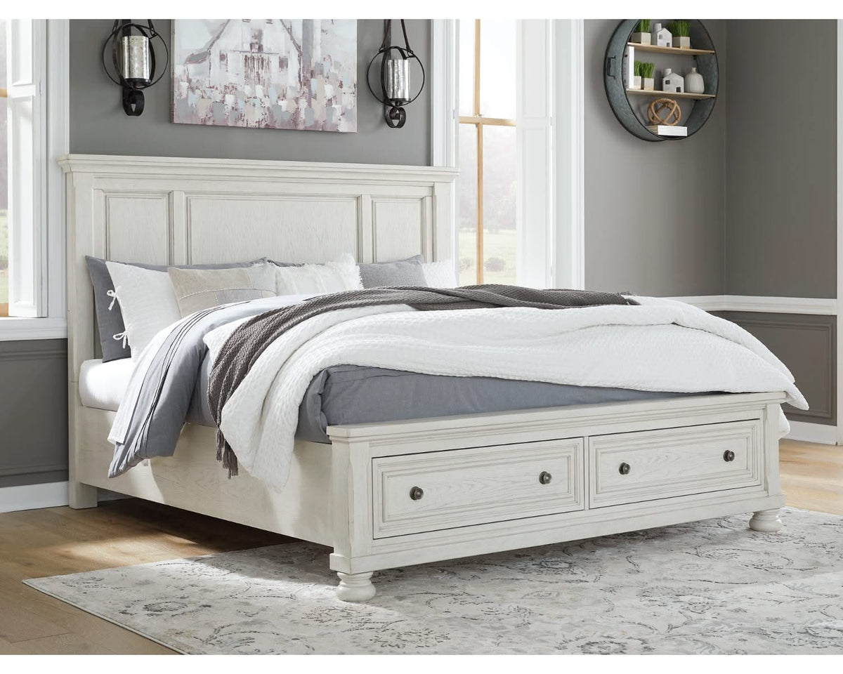 Robbinsdale King Panel Storage Bed