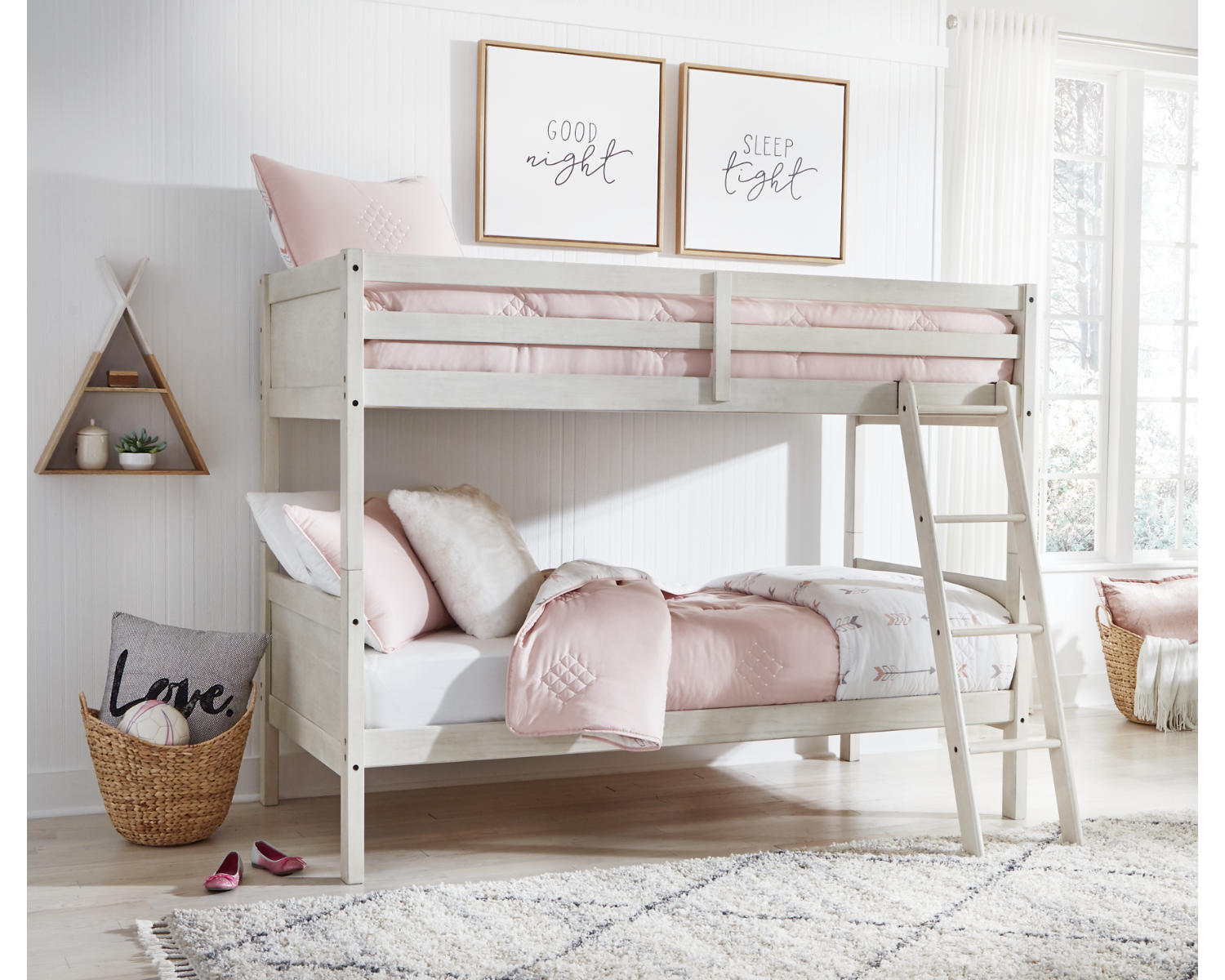 Robbinsdale Twin/Twin Bunk Bed with Ladder