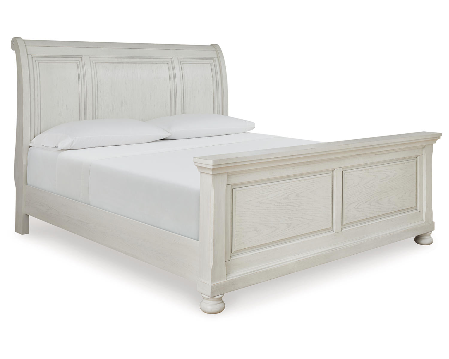 Robbinsdale King Sleigh Bed, Dresser and Mirror