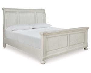 Robbinsdale King Sleigh Bed, Dresser and Mirror