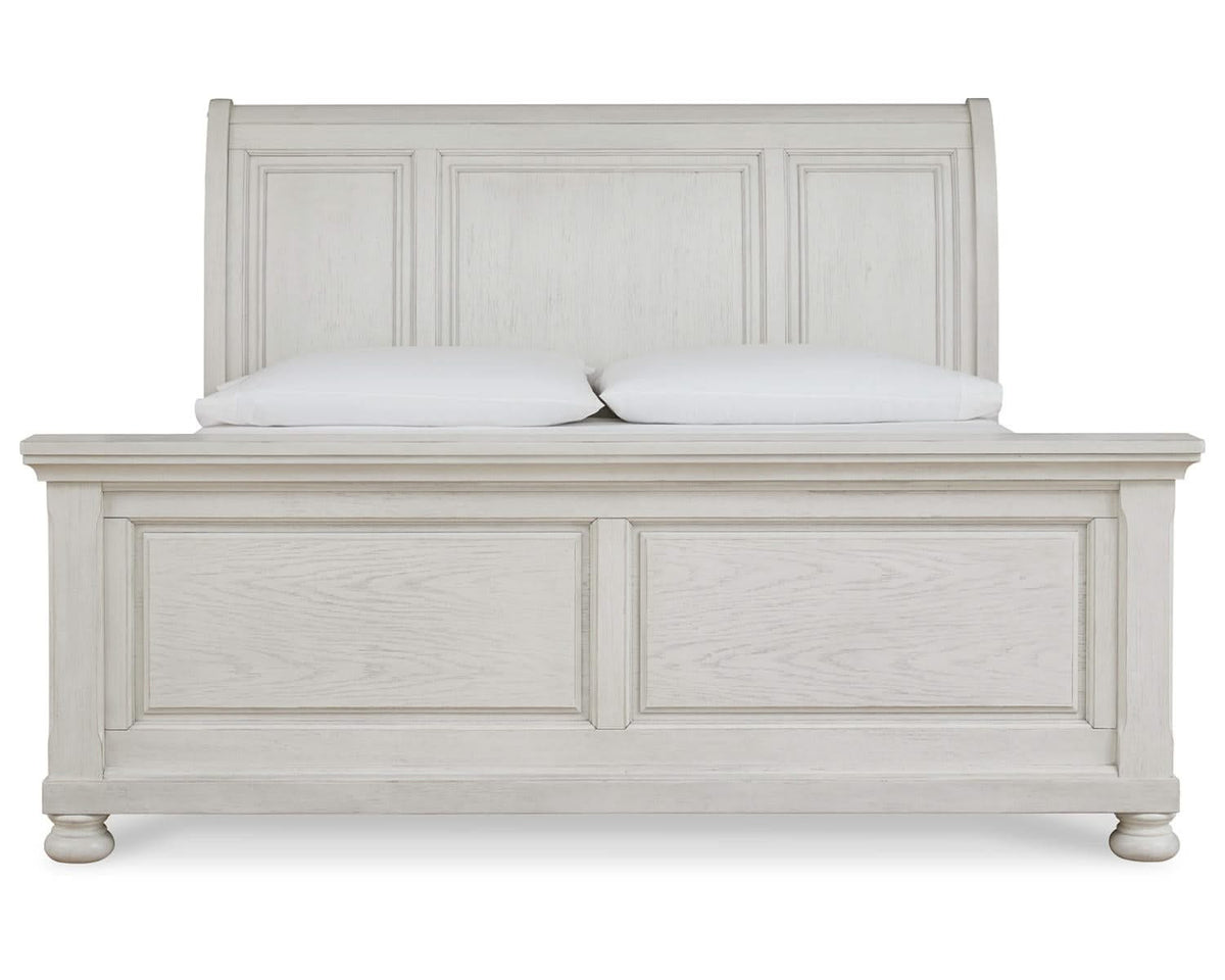 Robbinsdale King Sleigh Bed, Dresser and Mirror