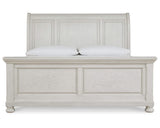 Robbinsdale King Sleigh Bed, Dresser and Mirror