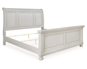 Robbinsdale King Sleigh Bed, Dresser and Mirror
