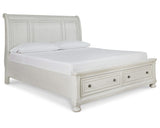 Robbinsdale King Sleigh Bed with Storage