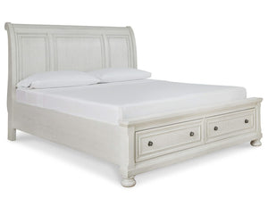 Robbinsdale King Sleigh Bed with Storage