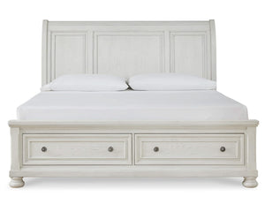 Cama tipo trineo Robbinsdale Queen con espacio de almacenamiento