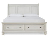 Robbinsdale California King Sleigh Bed with Storage