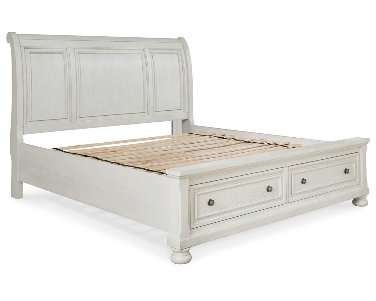 Robbinsdale California King Sleigh Bed with Storage