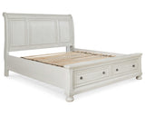 Robbinsdale California King Sleigh Bed with Storage