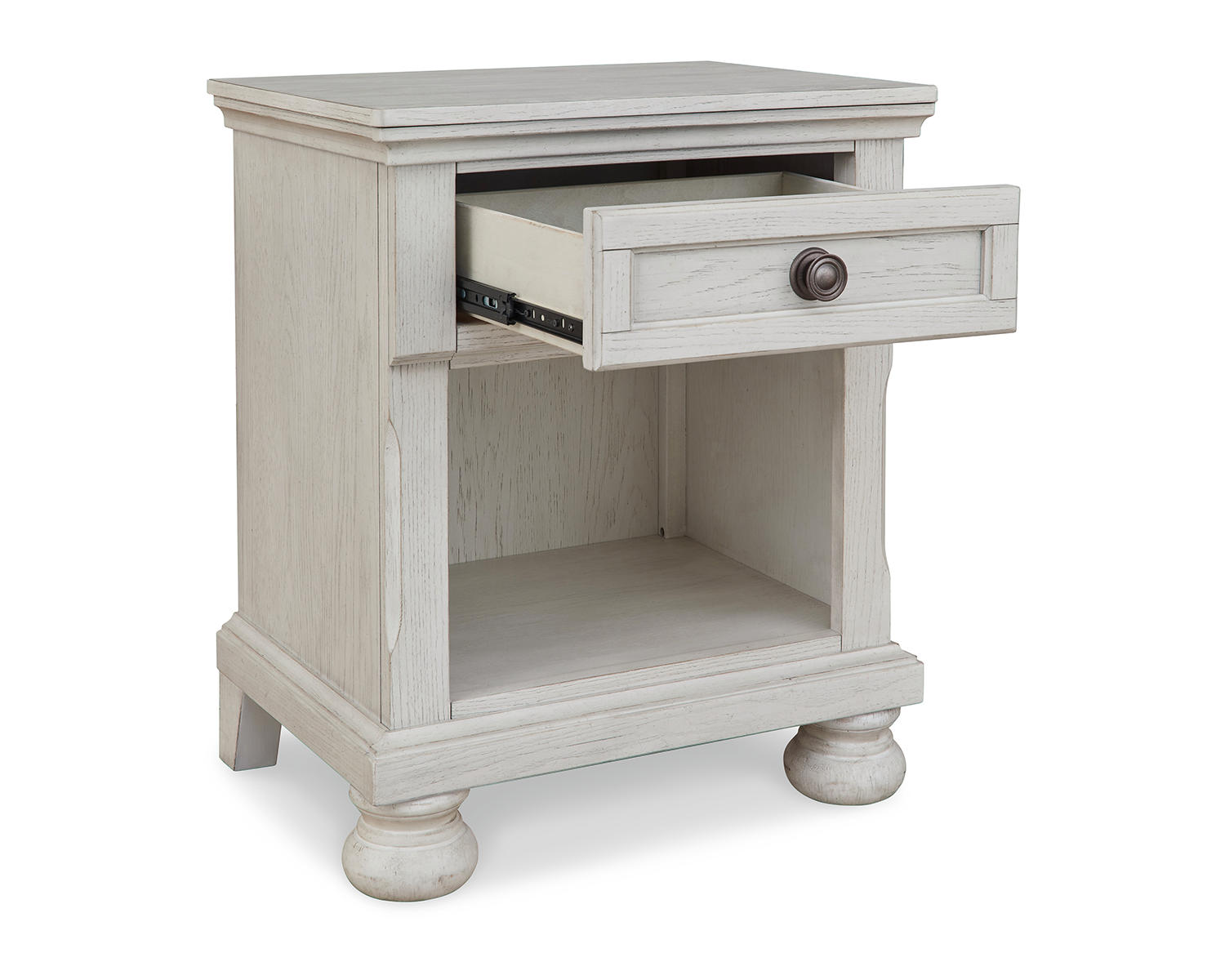 Robbinsdale Twin Storage Bed, Dresser, Mirror and Nightstand