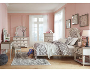 Cama individual con paneles Realyn