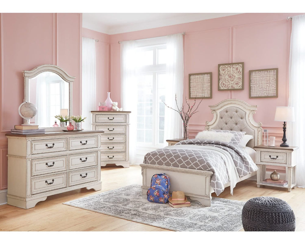 Cama individual con paneles Realyn