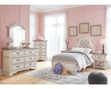 Cama individual con paneles Realyn