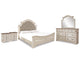 Realyn King Panel Bed, Dresser, Mirror and 2 Nightstands