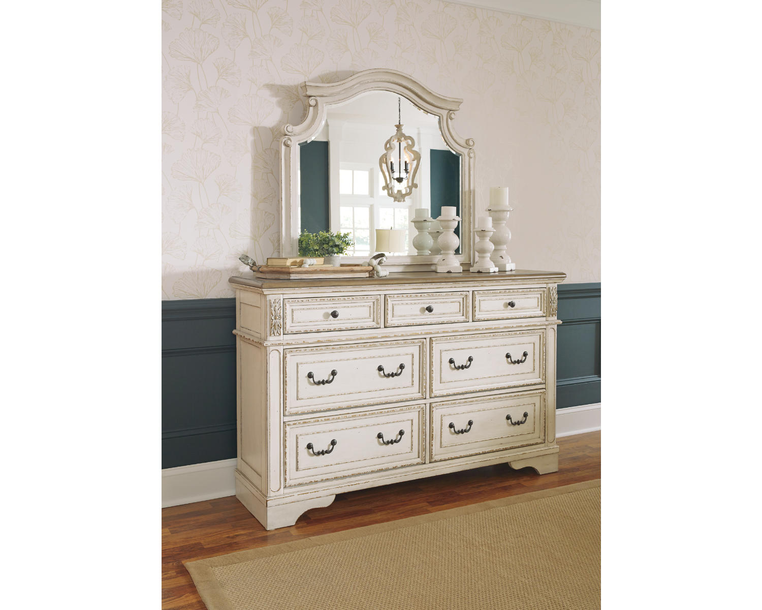 Realyn Dresser, Mirror and Nightstand