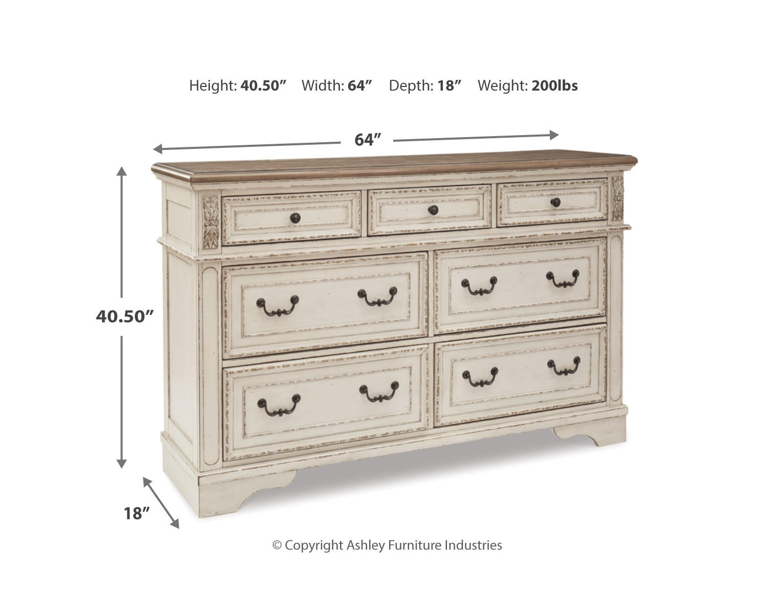 Realyn Queen Upholstered Sleigh Bed, Dresser and 2 Nightstands