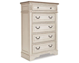 Realyn Full Panel Bed and Chest