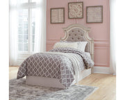 Realyn Twin Upholstered Panel Headboard