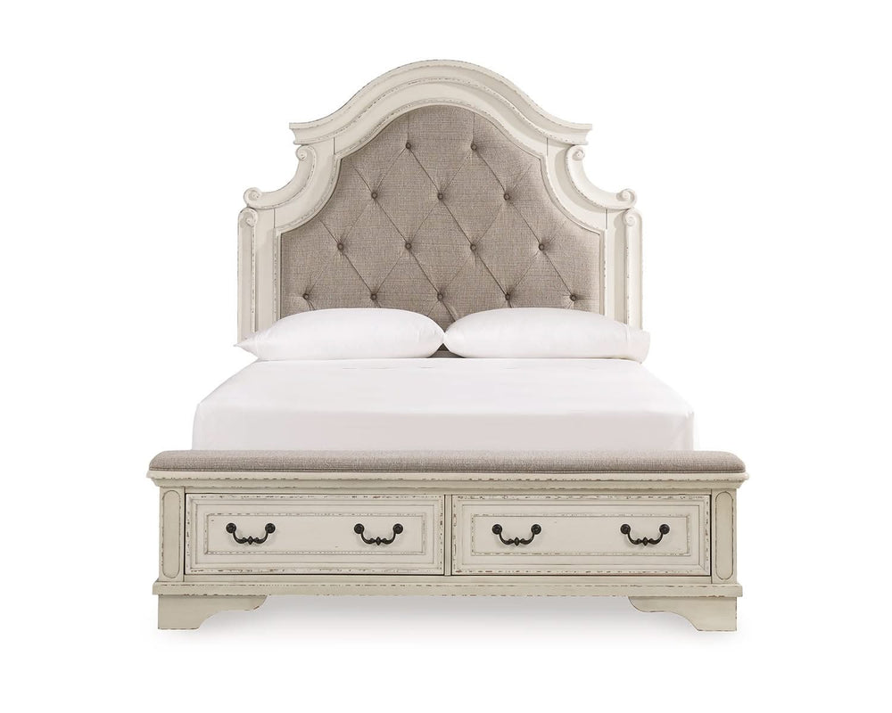 Realyn Queen Upholstered Storage Bed