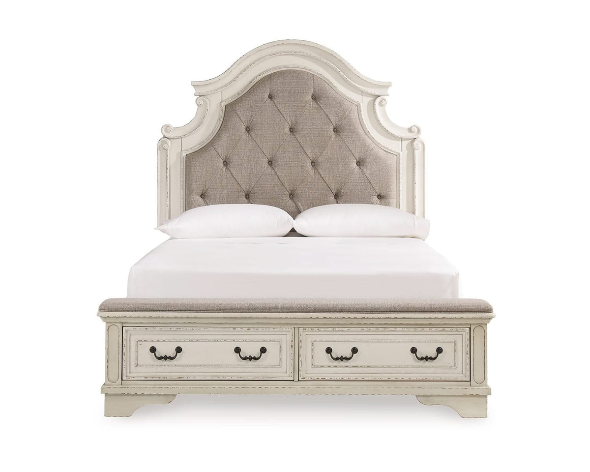 Realyn Queen Upholstered Storage Bed