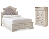 Realyn Full Panel Bed and Chest