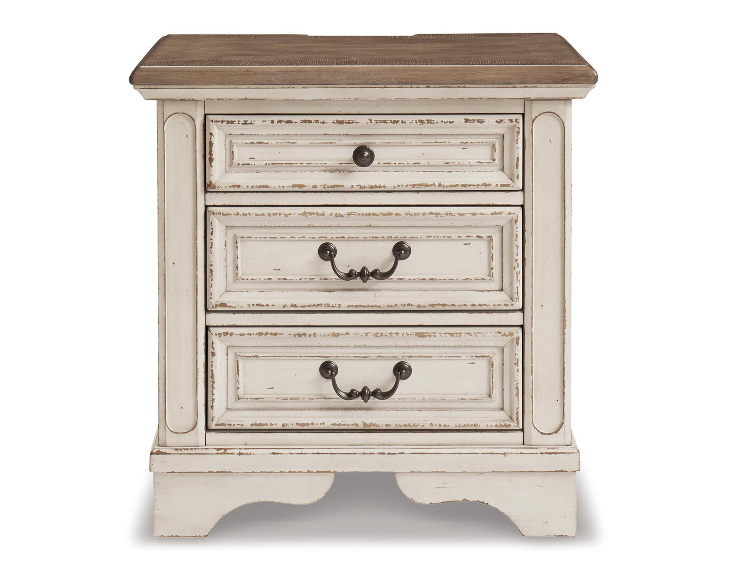 Realyn King Panel Bed, Vanity, Chest and 2 Nightstands