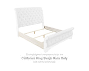 Realyn California King Sleigh Rails