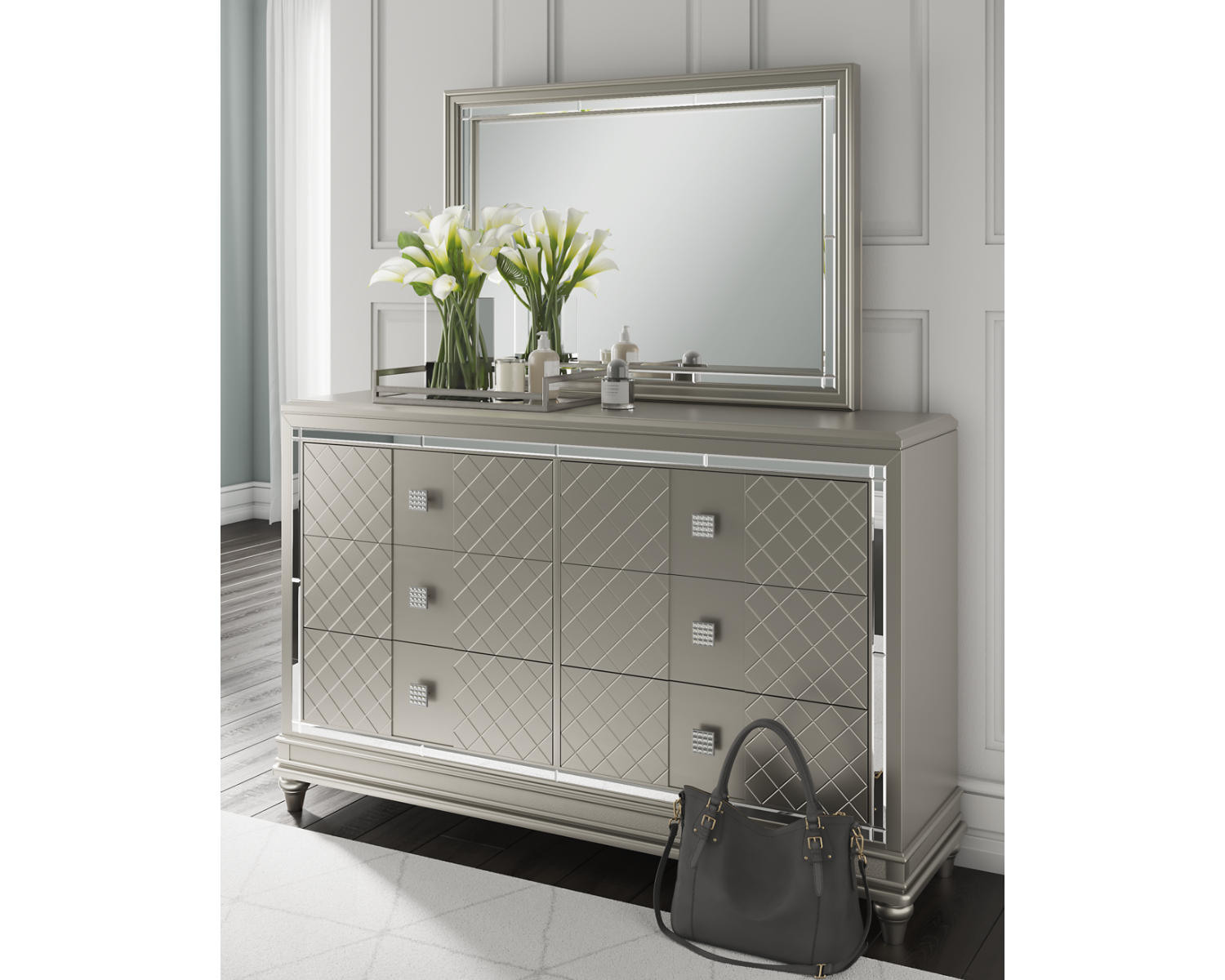 Chevanna Dresser and Mirror