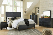 Noorbrook California King Panel Rails with Roll Slats