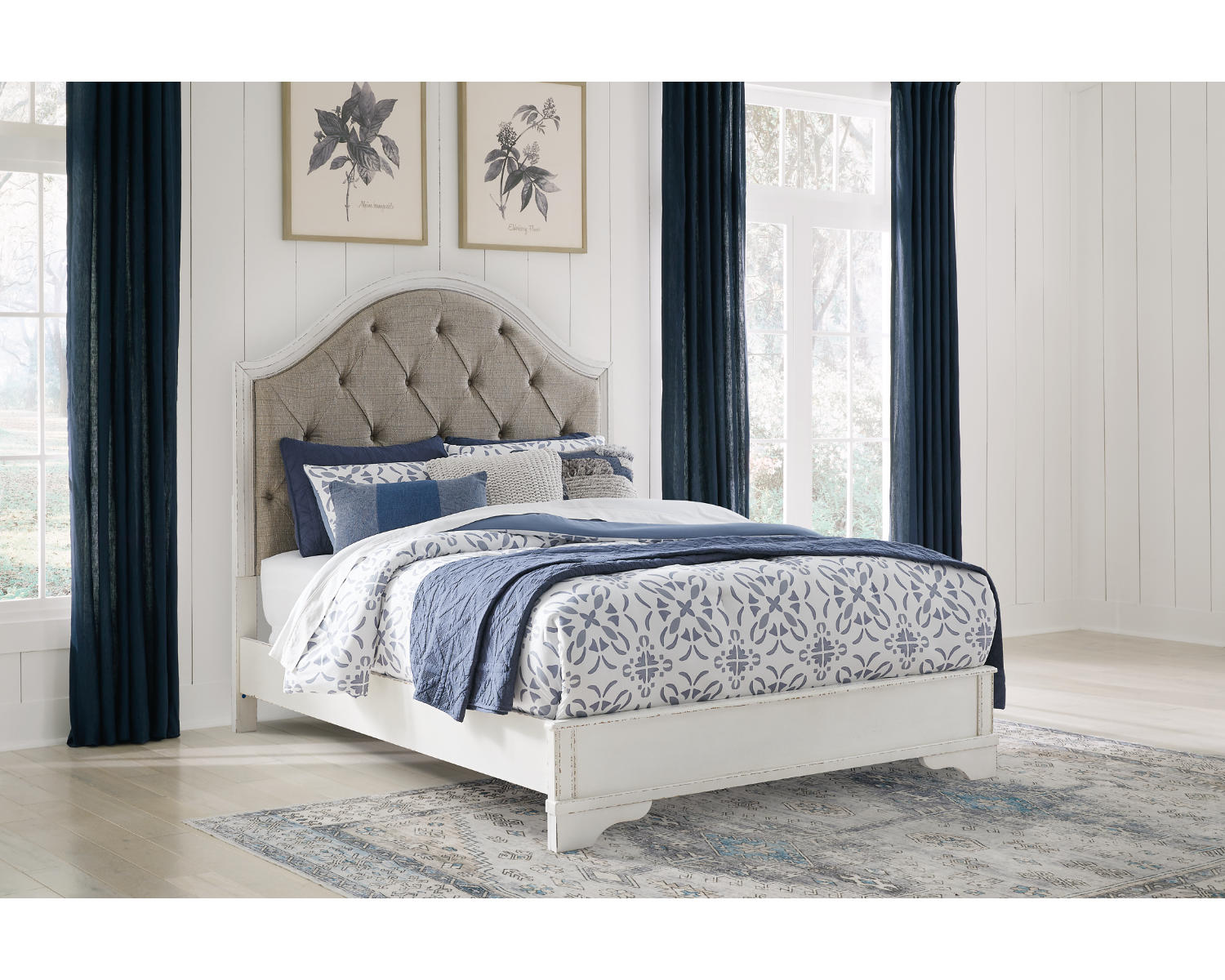 Blendon Queen Upholstered Panel Bed