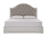 Cama con panel tapizado Blendon King
