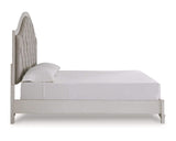 Cama con panel tapizado Blendon King