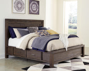 Dellbeck California King Panel Bed with 4 Storage Drawers