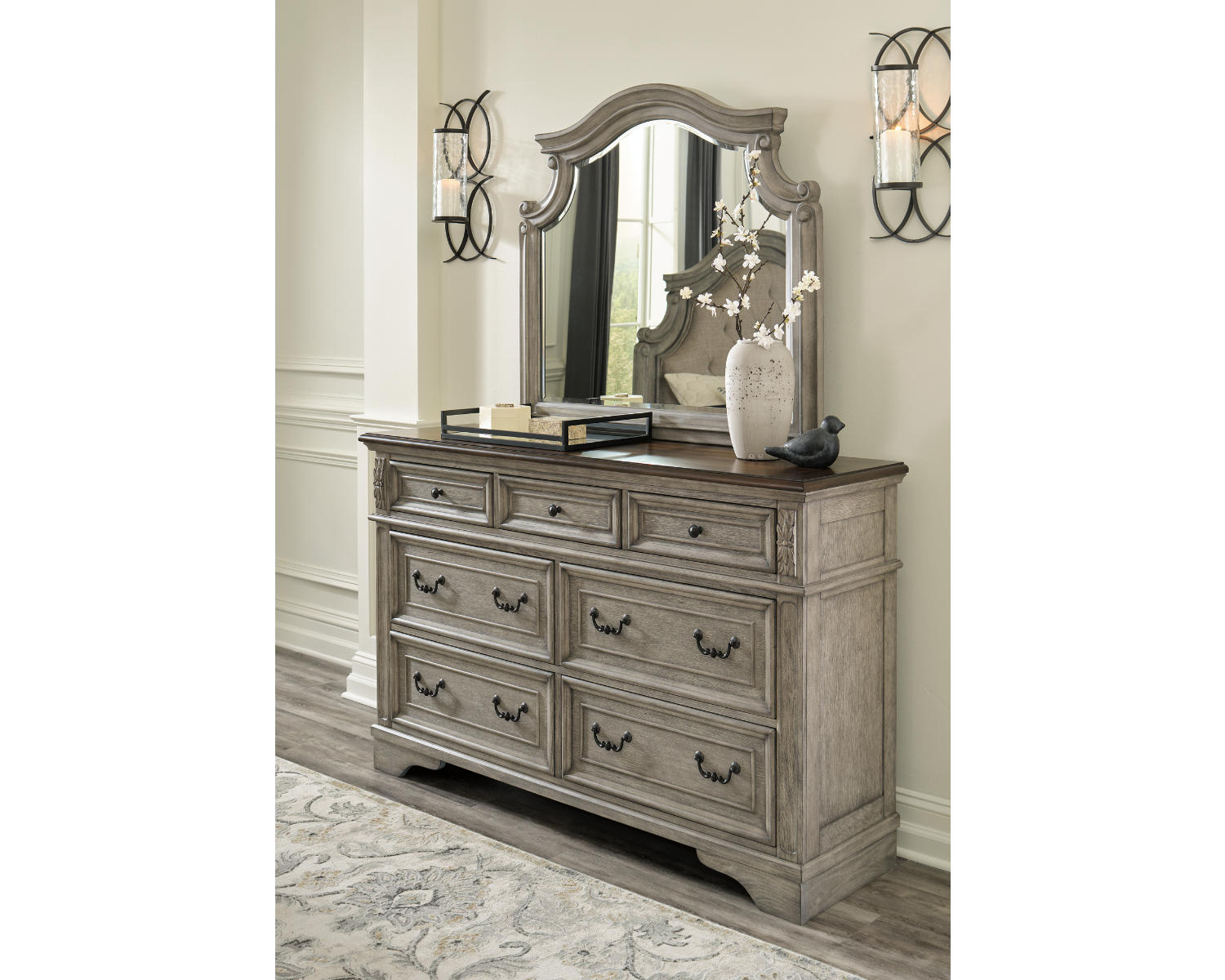 Lodenbay Dresser and Mirror