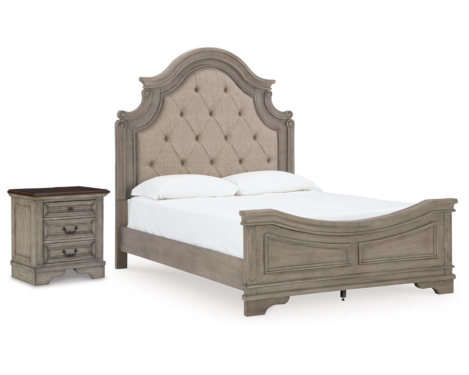 Lodenbay Queen Panel Bed and Nightstand