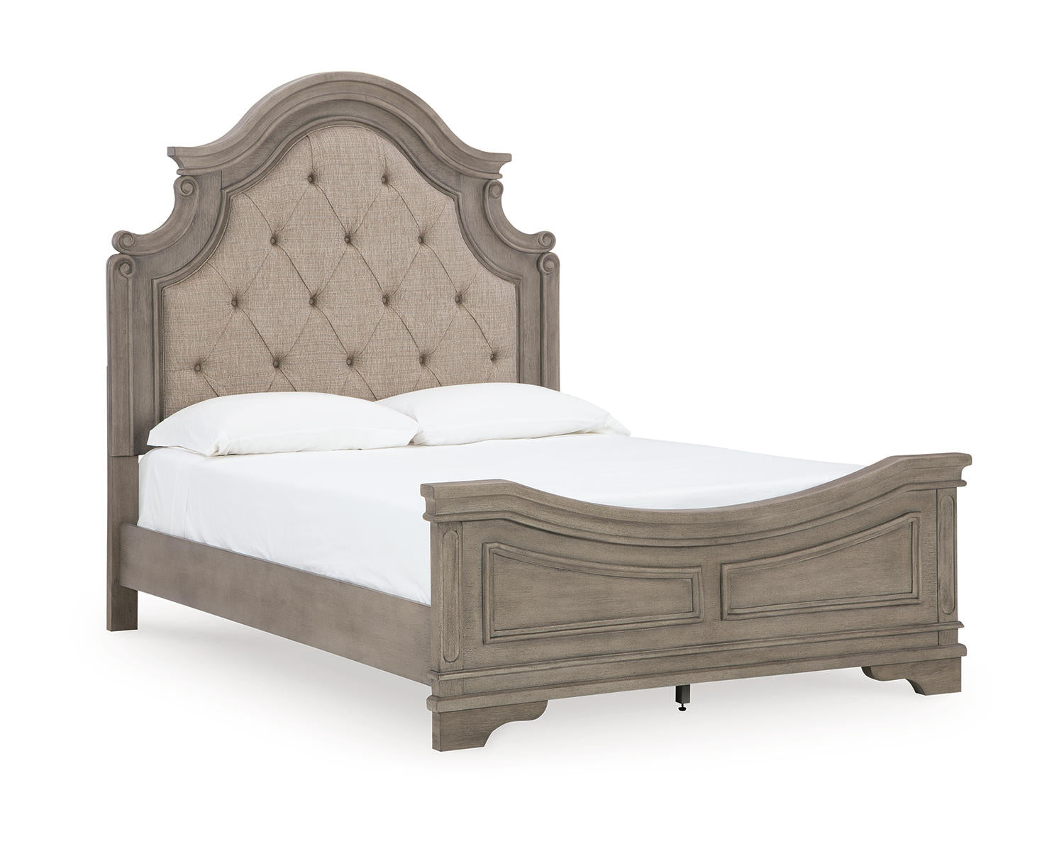 Lodenbay Queen Upholstered Panel Bed, Dresser and Nightstand