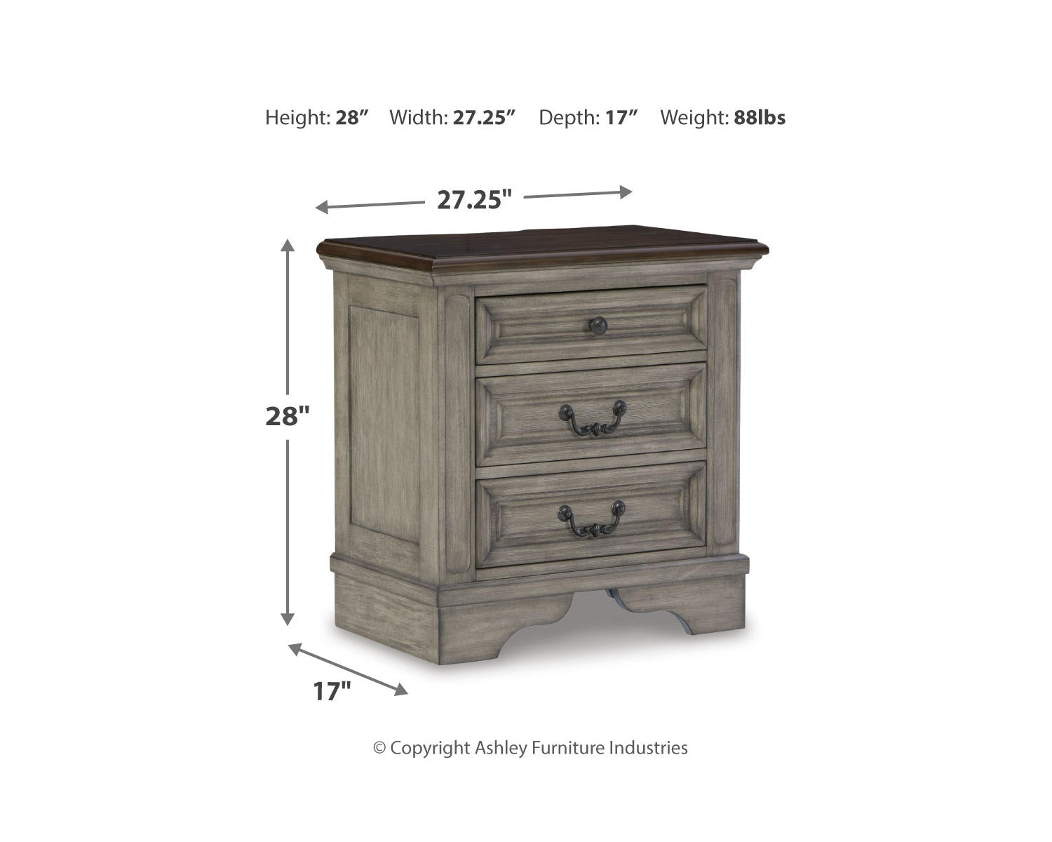 Lodenbay Queen Upholstered Panel Bed, Dresser, Mirror, Chest and Nightstand