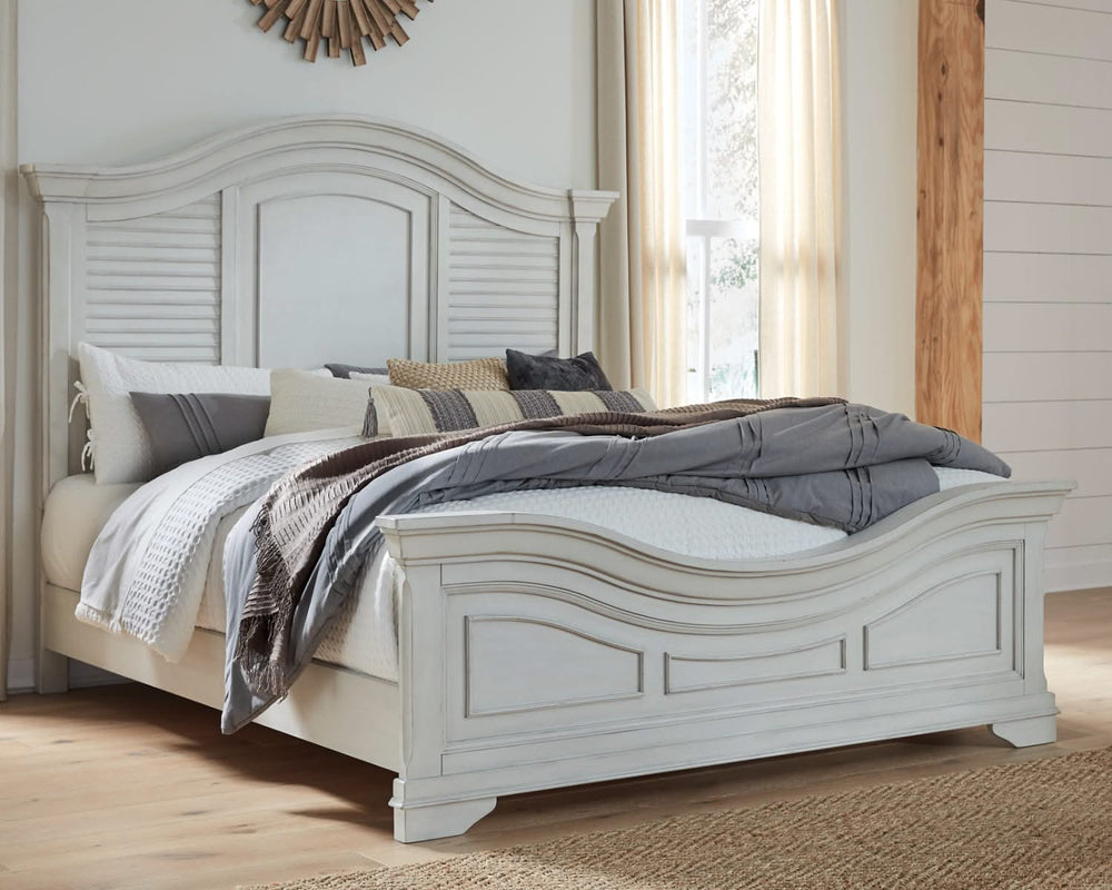 Cama King con paneles Teganville