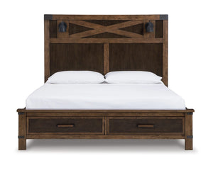 Wyattfield King Panel Bed with Storage