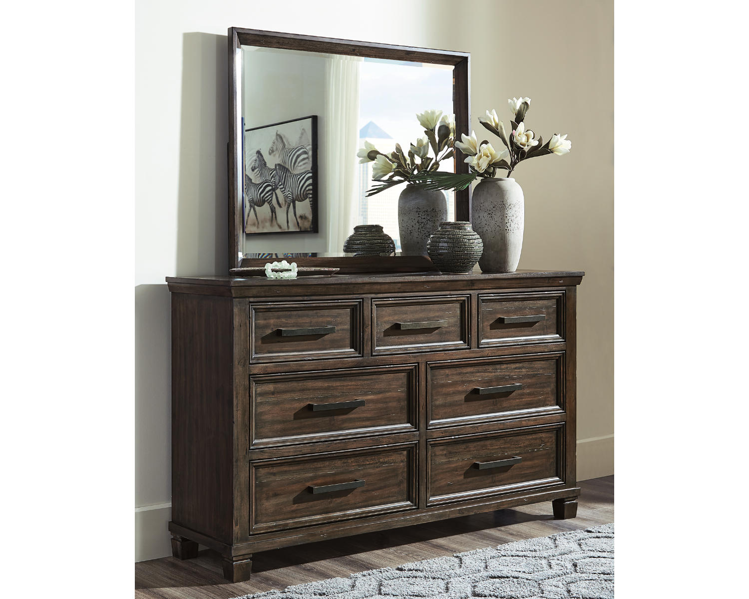 Johurst Dresser and Mirror