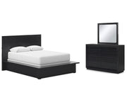 Londer Queen Panel Bed, Dresser and Mirror