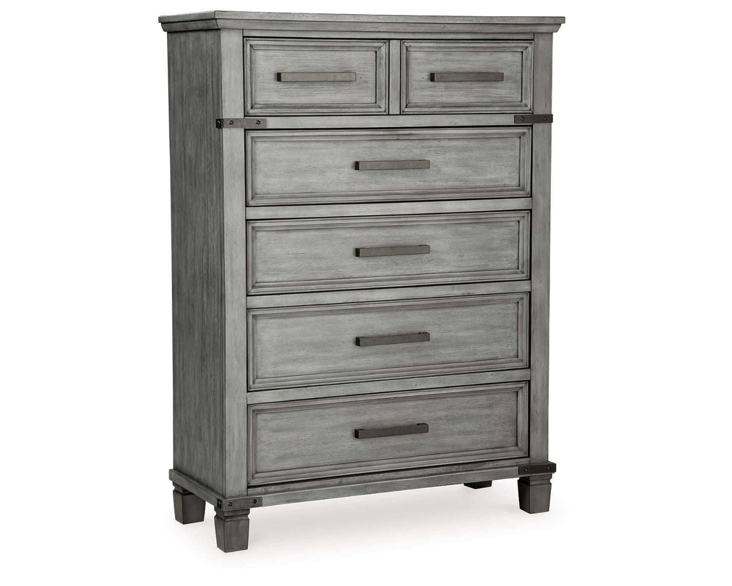 Russelyn Queen Panel Storage Bed, Dresser, Mirror, Chest and 2 Nightstands