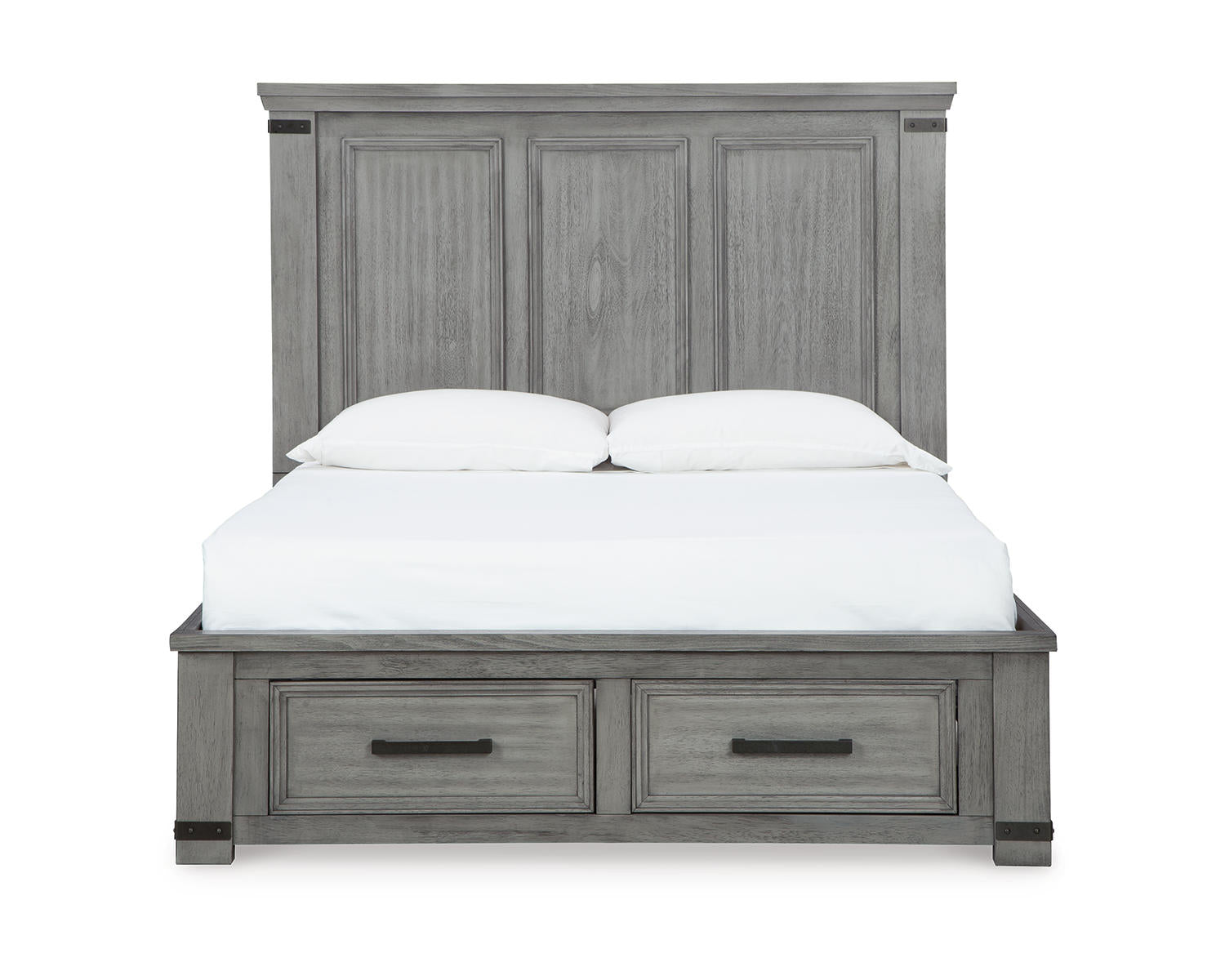 Russelyn Queen Panel Storage Bed, Dresser, Mirror, Chest and 2 Nightstands